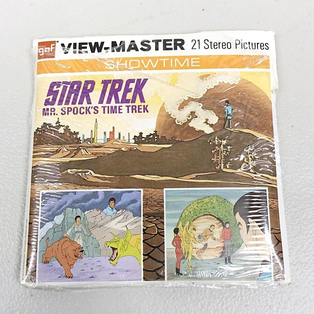 VTG 1974 GAF View Master Star Trek Mr Spock's Time Trek B555